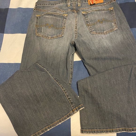 Lucky Brand Classic Blue Wide Leg Jeans - Picture 2 of 6